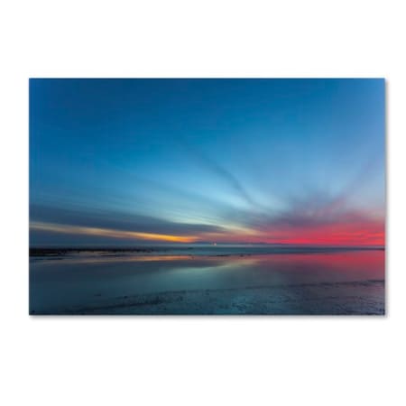 Chris Moyer 'Blue Hour' Canvas Art,30x47